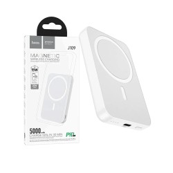 Power Bank Magnético Hoco J109 Easy para Carga Inalámbrica PD20W 5000mAh Blanco Power Bank Magnético Hoco J109 Easy para Carga Inalámbrica PD20W 5000mAh Blanco